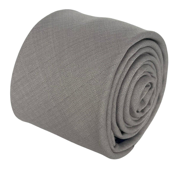 silver light pale grey bamboo tie